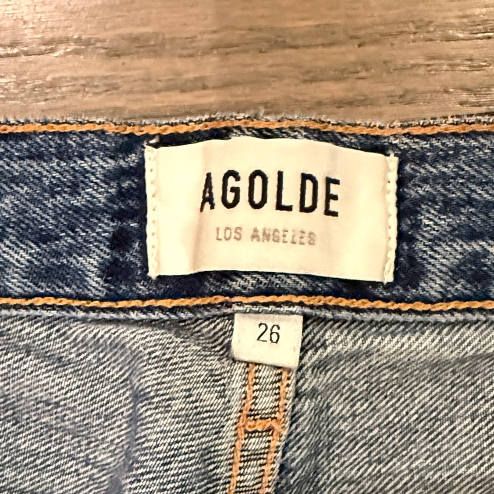 AGOLDE Riley High Rise Crop Jeans Size 26. - Picture 7 of 11